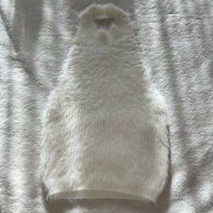 Zara Fur Halter Top